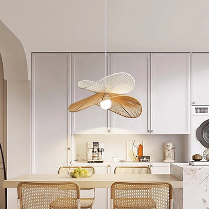 Simple Rustic Woven Pendant Lamp