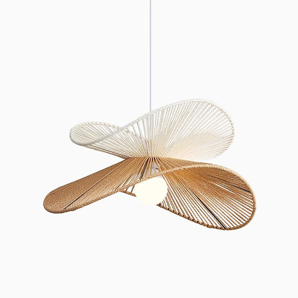 Simple Rustic Woven Pendant Lamp