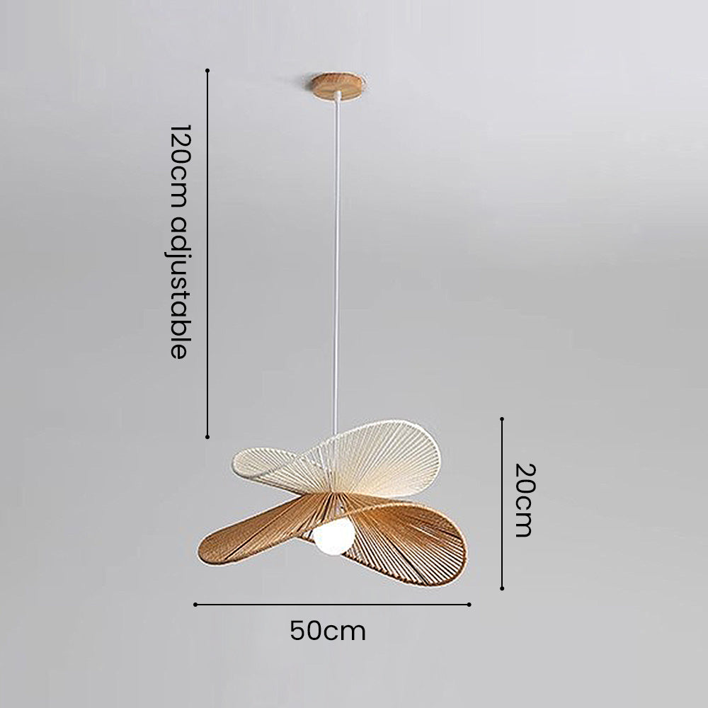 Simple Rustic Woven Pendant Lamp