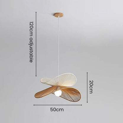 Simple Rustic Woven Pendant Lamp