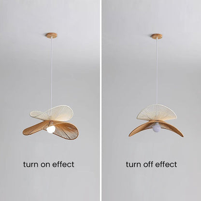 Simple Rustic Woven Pendant Lamp