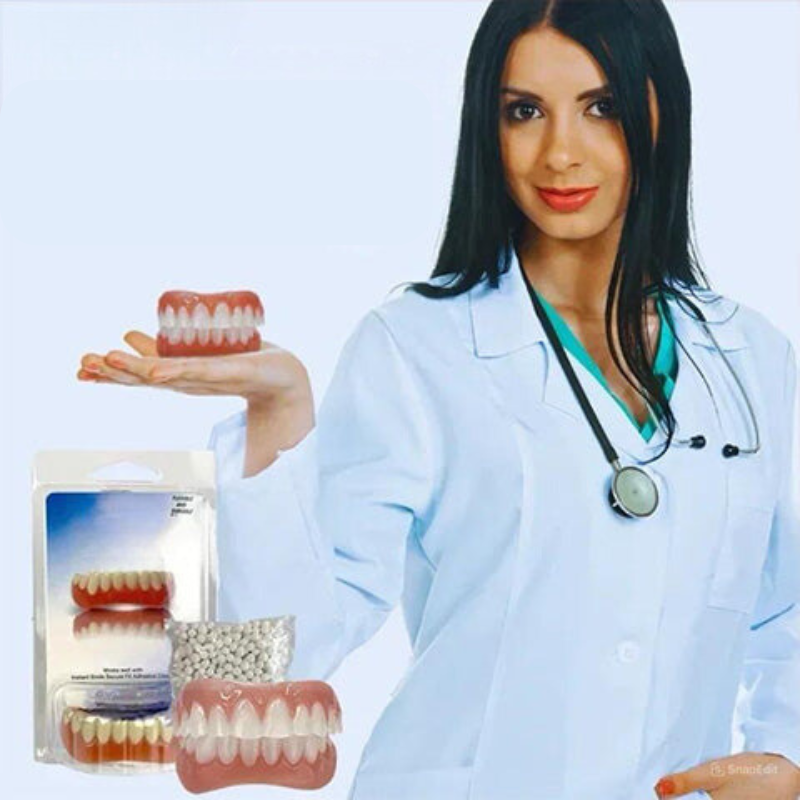 Comfortable Dental Prosthesis Set for Natural Looking Smile