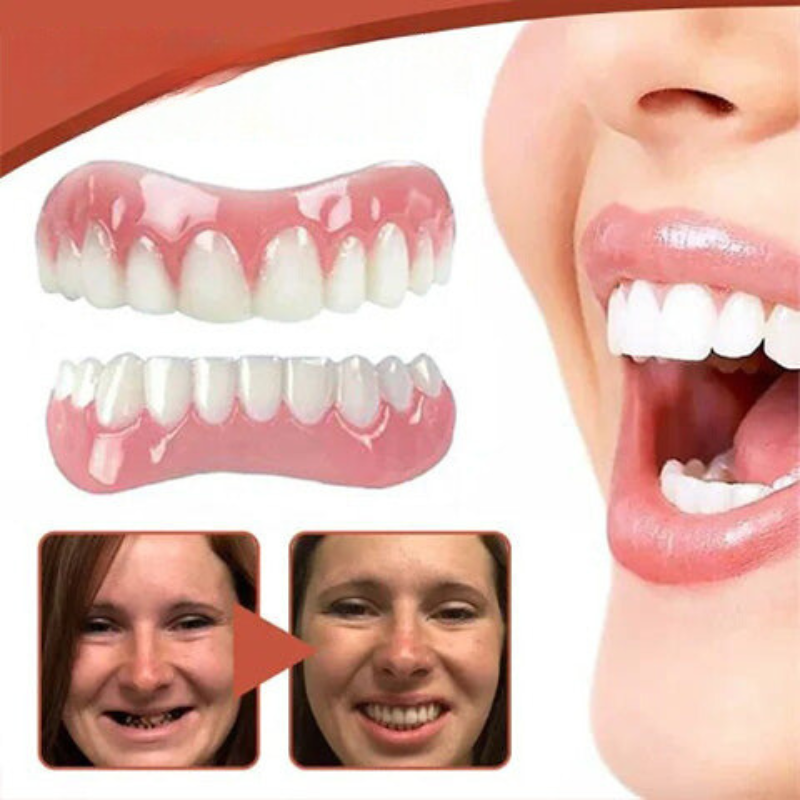 Comfortable Dental Prosthesis Set for Natural Looking Smile