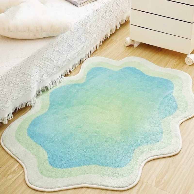 Soft Pink Fluffy Area Rug