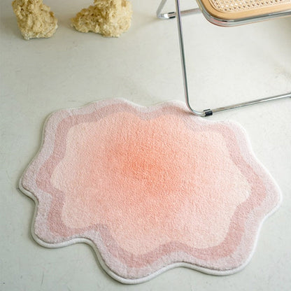 Soft Pink Fluffy Area Rug