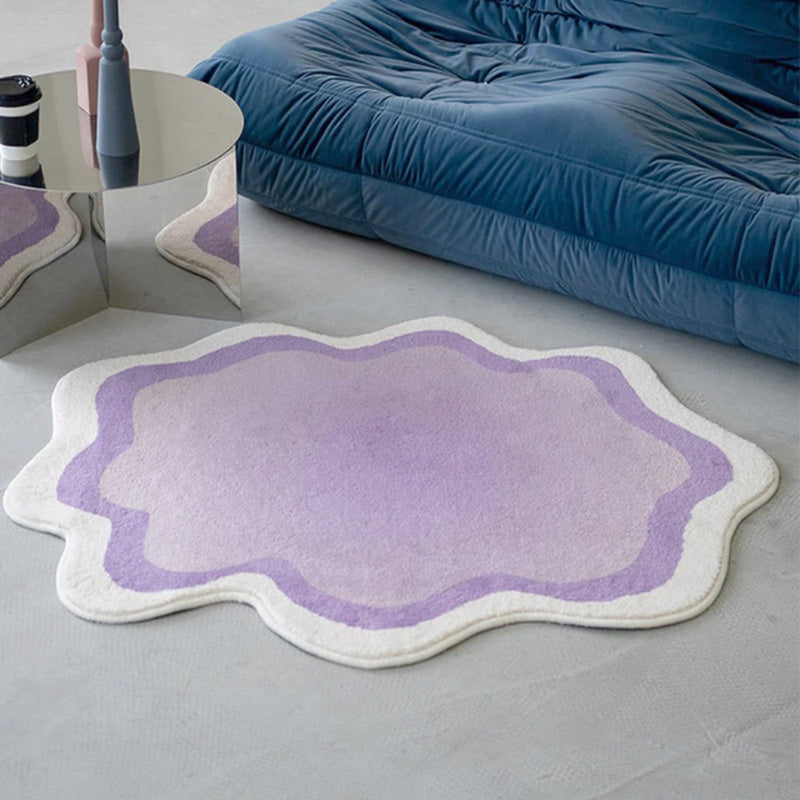 Soft Pink Fluffy Area Rug