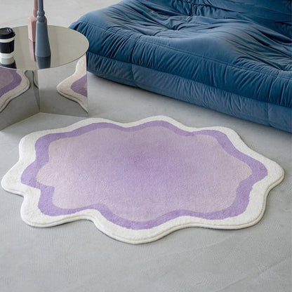 Soft Pink Fluffy Area Rug