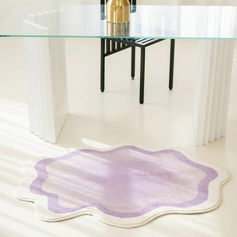 Soft Pink Fluffy Area Rug