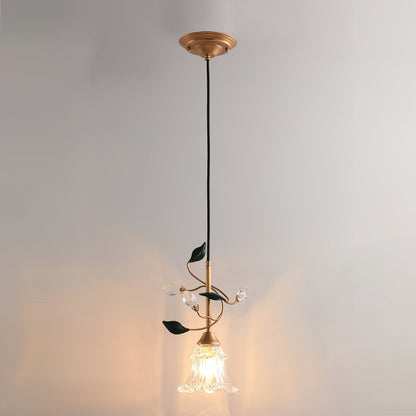 Rustic Floral Hanging Lamp - Cofik