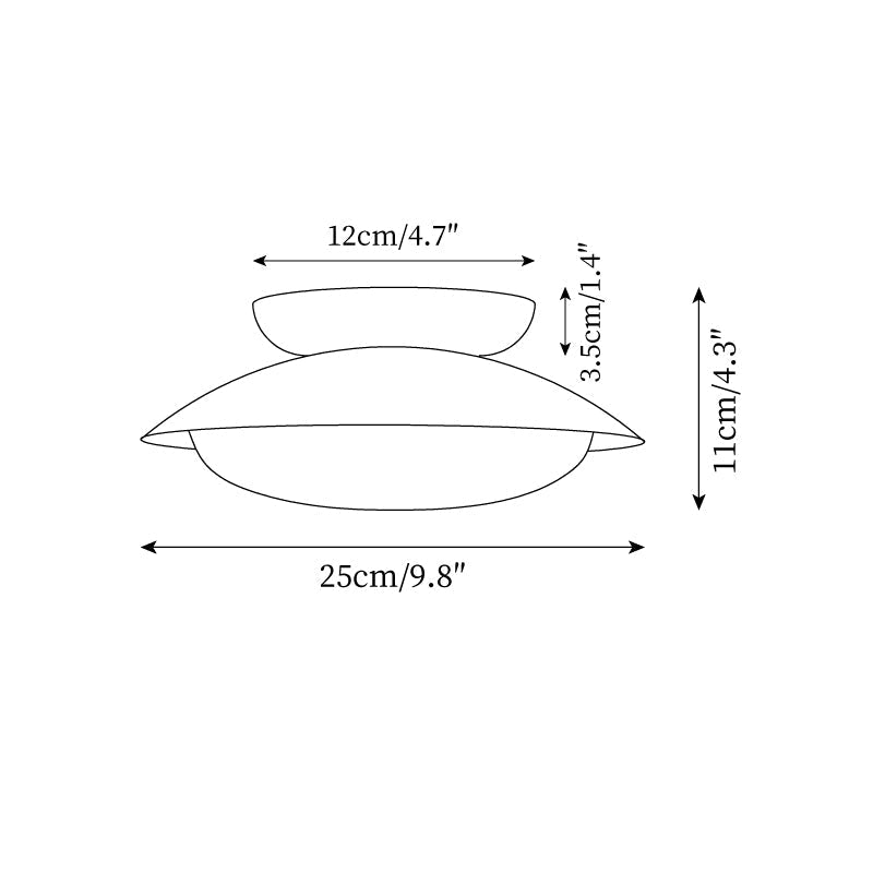Modern Round LED Bathroom Ceiling Light Fixture