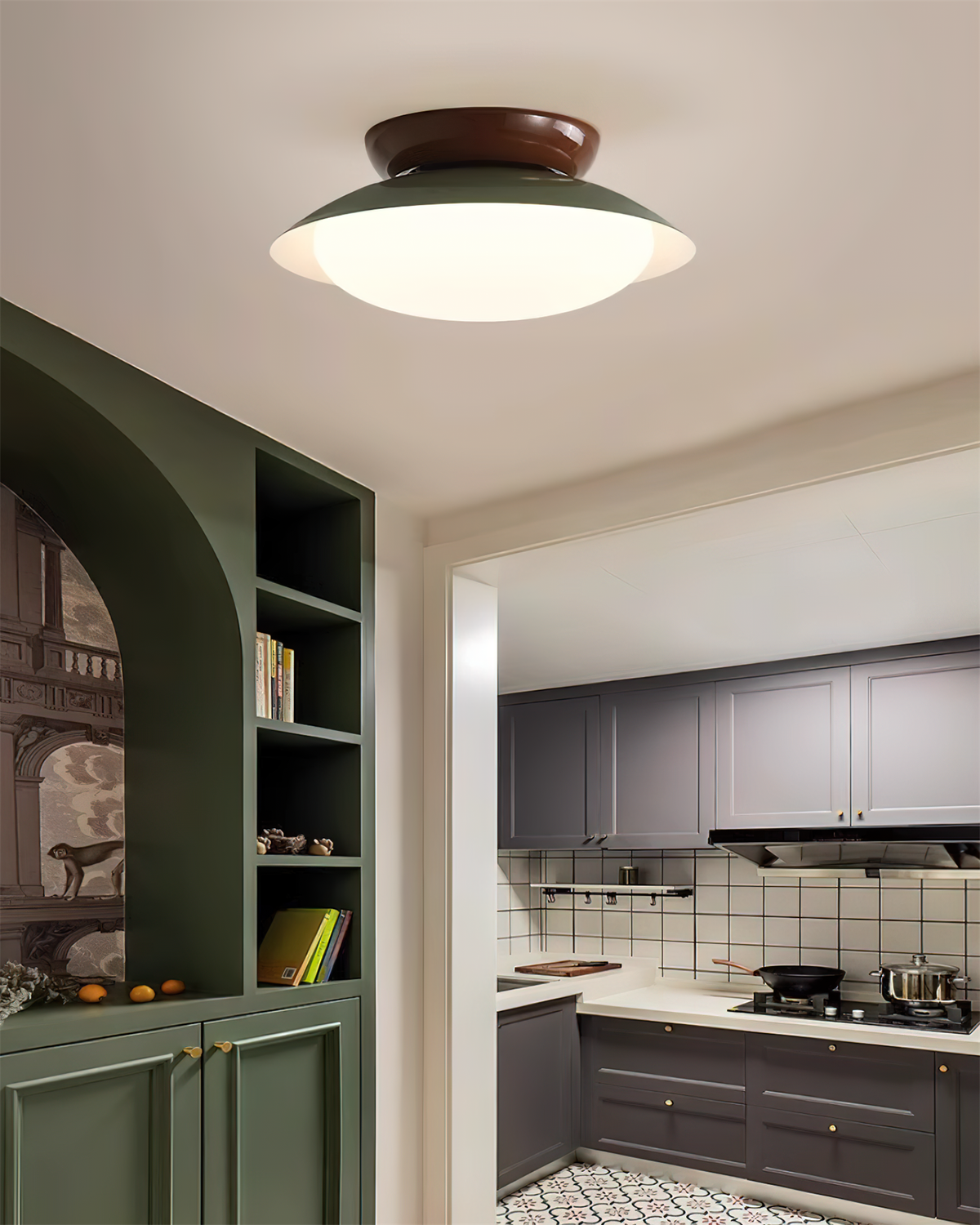 Modern Round LED Bathroom Ceiling Light Fixture