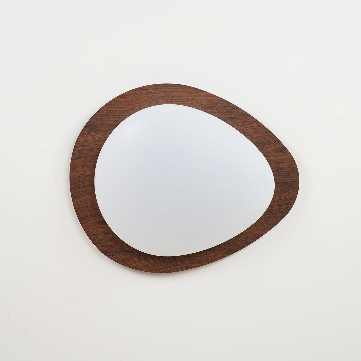 Compact LED Ceiling Lamp 12W Wooden Flush Mount