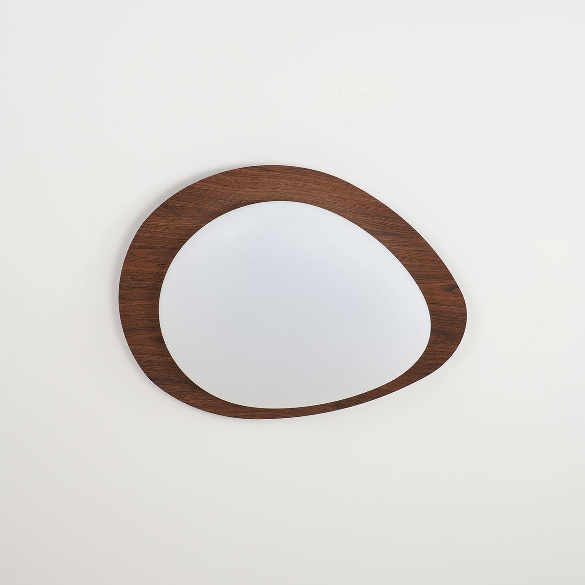 Compact LED Ceiling Lamp 12W Wooden Flush Mount
