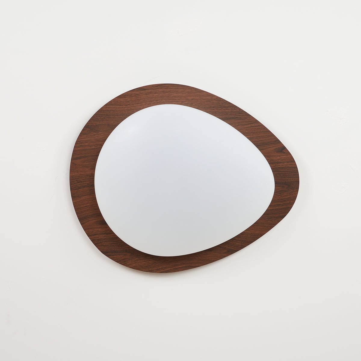Compact LED Ceiling Lamp 12W Wooden Flush Mount