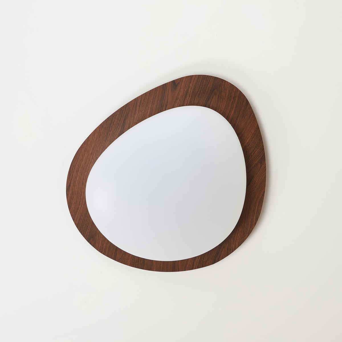 Compact LED Ceiling Lamp 12W Wooden Flush Mount