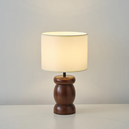 Natural Wood Desk Table Lamp