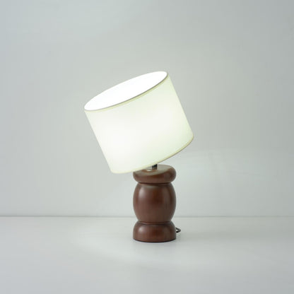 Natural Wood Desk Table Lamp