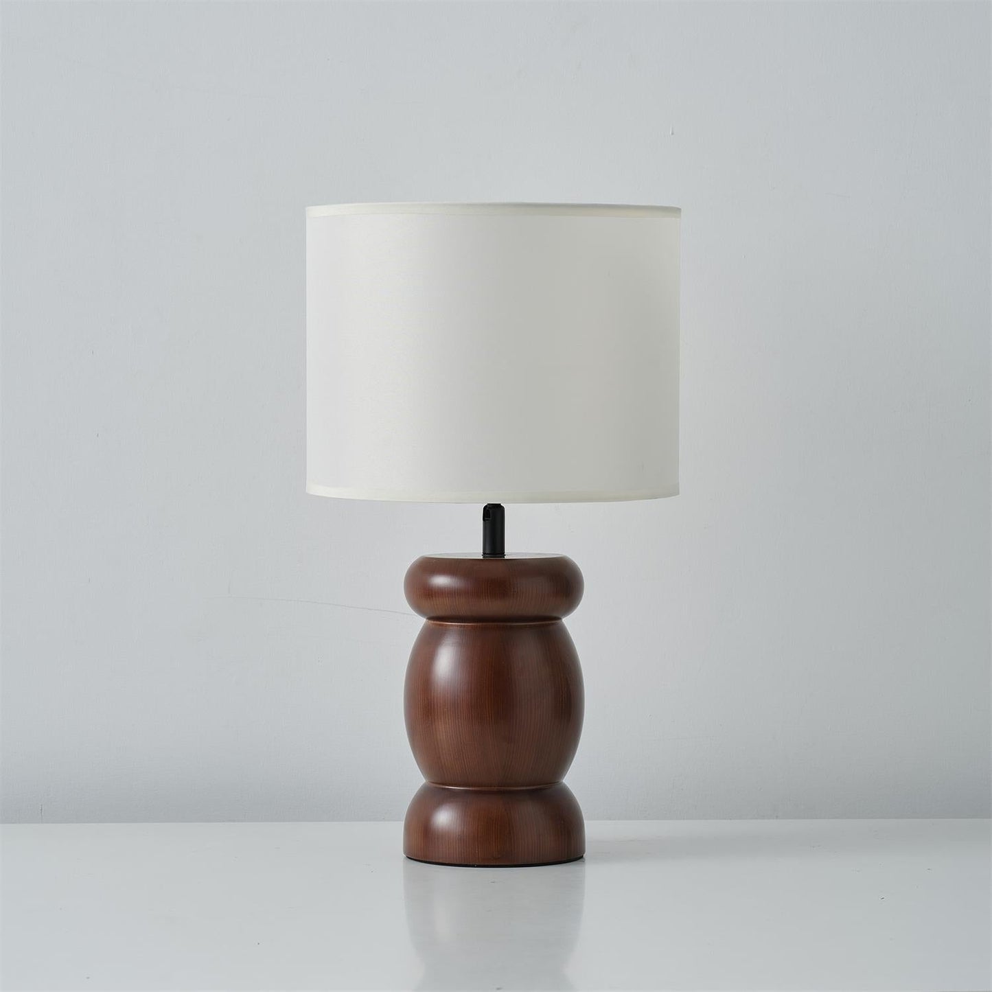 Natural Wood Desk Table Lamp