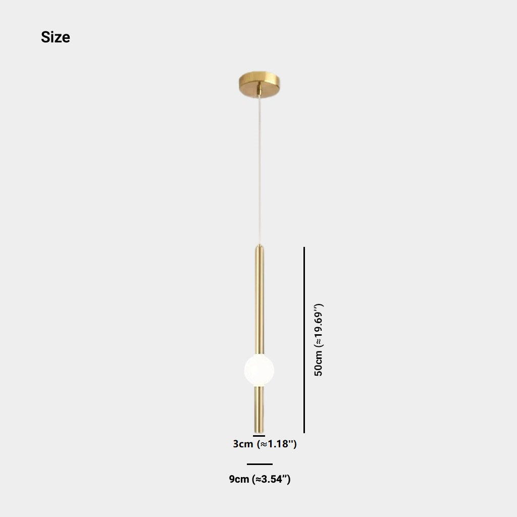 Sleek LED Hanging Light Fixture for Bedroom Dining