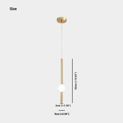 Sleek LED Hanging Light Fixture for Bedroom Dining