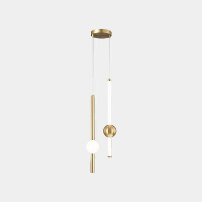 Sleek LED Hanging Light Fixture for Bedroom Dining