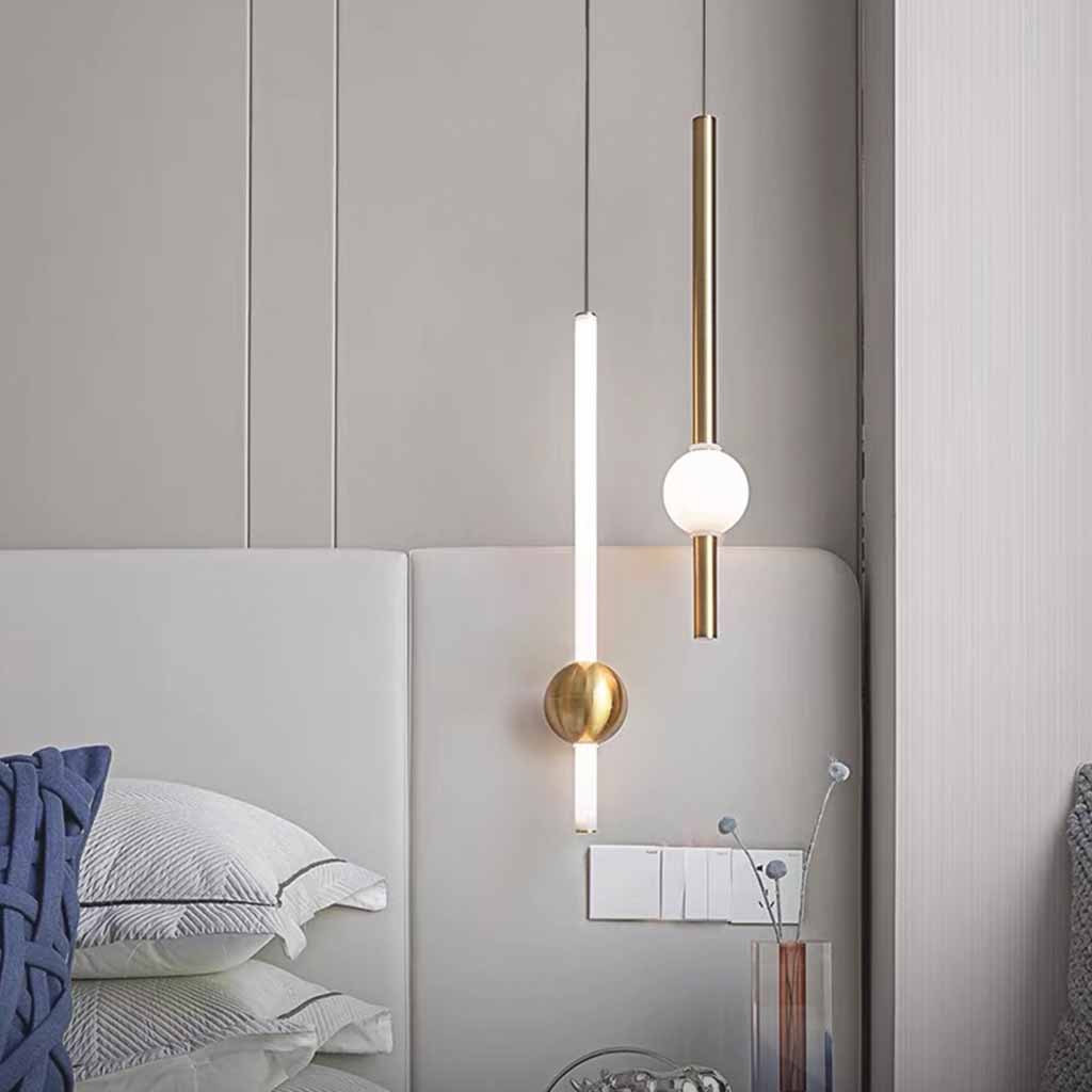 Sleek LED Hanging Light Fixture for Bedroom Dining