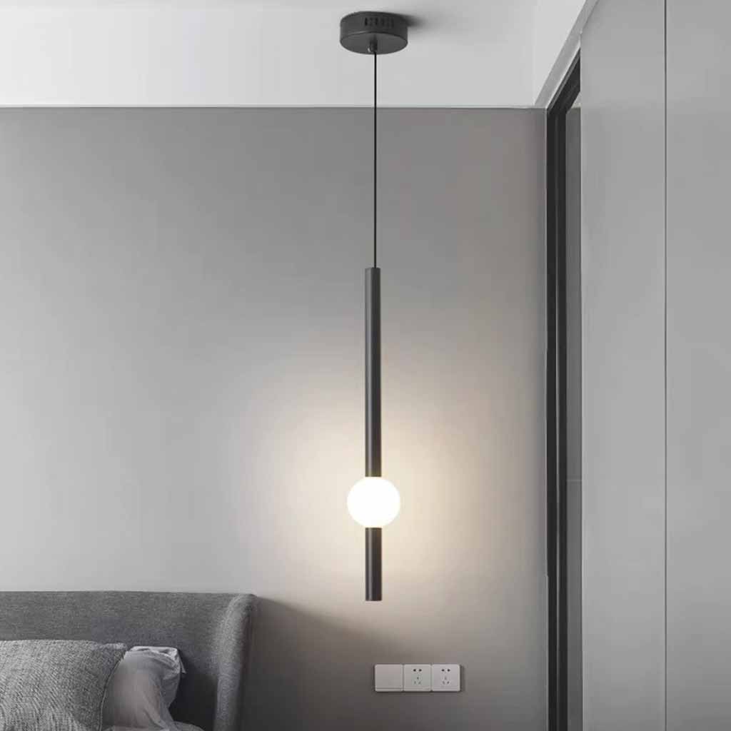 Sleek LED Hanging Light Fixture for Bedroom Dining
