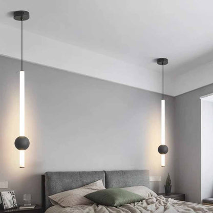 Sleek LED Hanging Light Fixture for Bedroom Dining