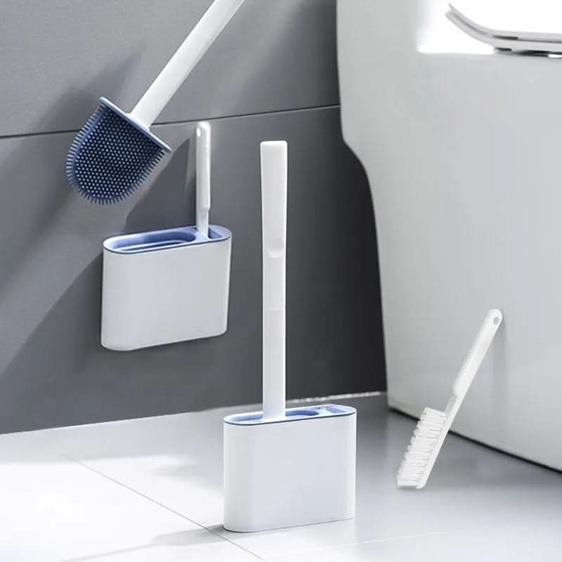 EasyClean Wall Mount Bathroom Toilet Brush Set