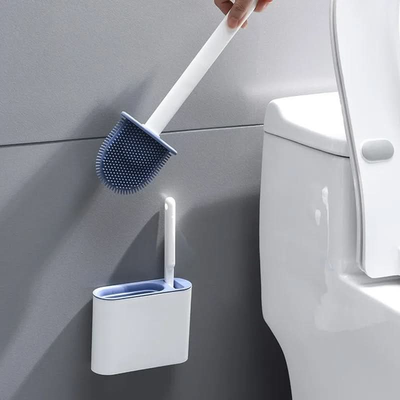 EasyClean Wall Mount Bathroom Toilet Brush Set