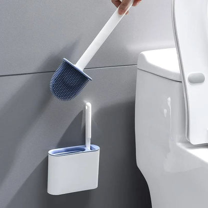 EasyClean Wall Mount Bathroom Toilet Brush Set