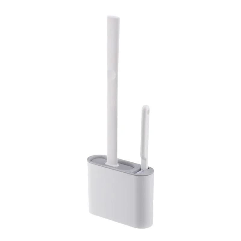 EasyClean Wall Mount Bathroom Toilet Brush Set