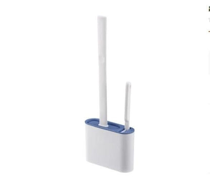 EasyClean Wall Mount Bathroom Toilet Brush Set