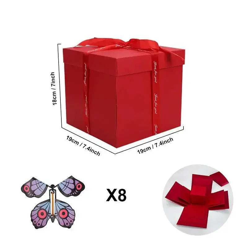 Customizable Memory Box with Free Decorative Butterflies - Cofik