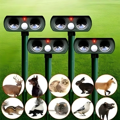Outdoor Motion Sensor Pest Repeller Ultrasonic Device
