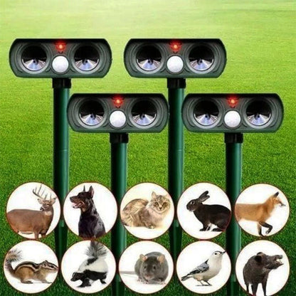Outdoor Solar Powered Animal Repellent Motion Sensor