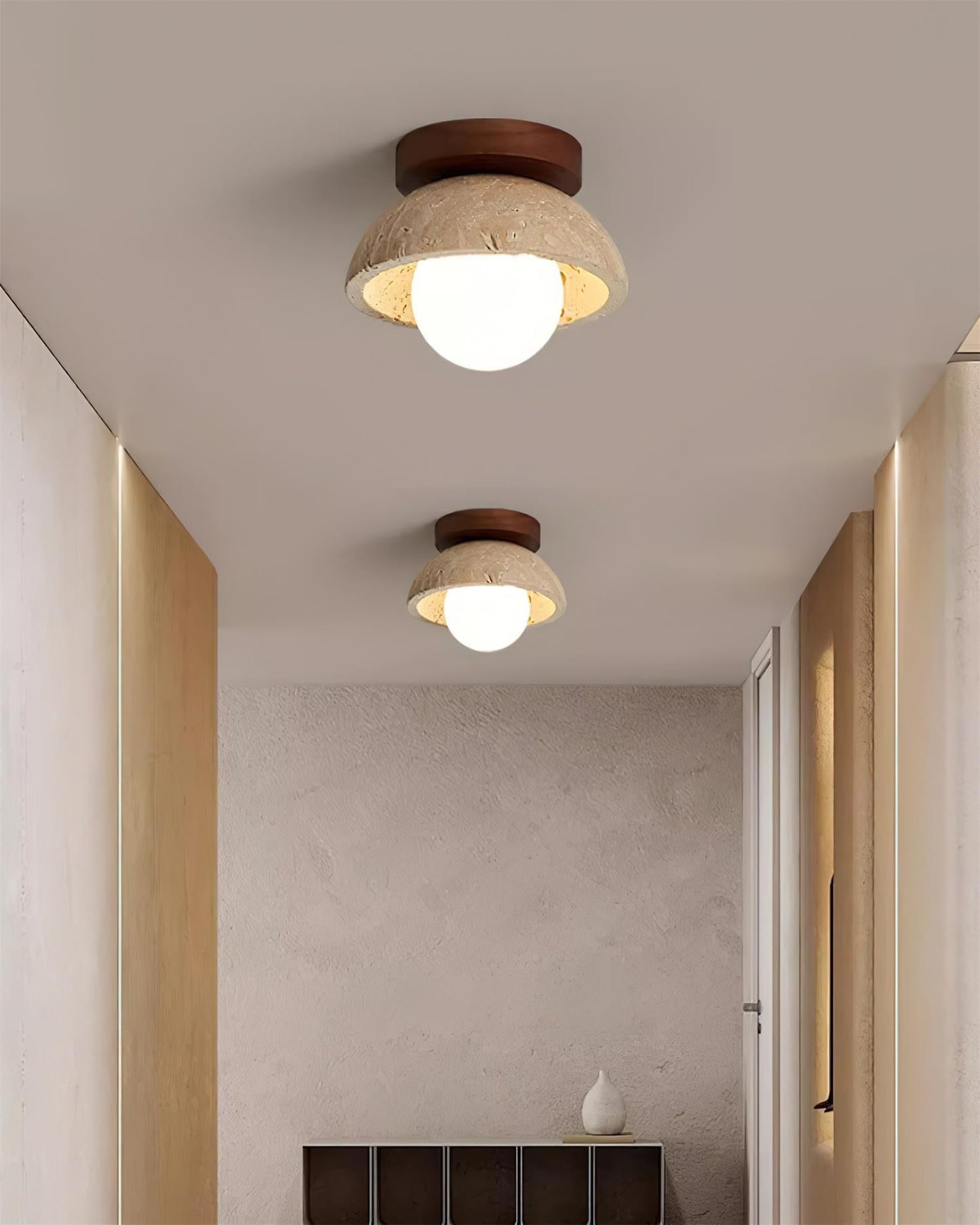 White Marble Indoor Ceiling Light Fixture