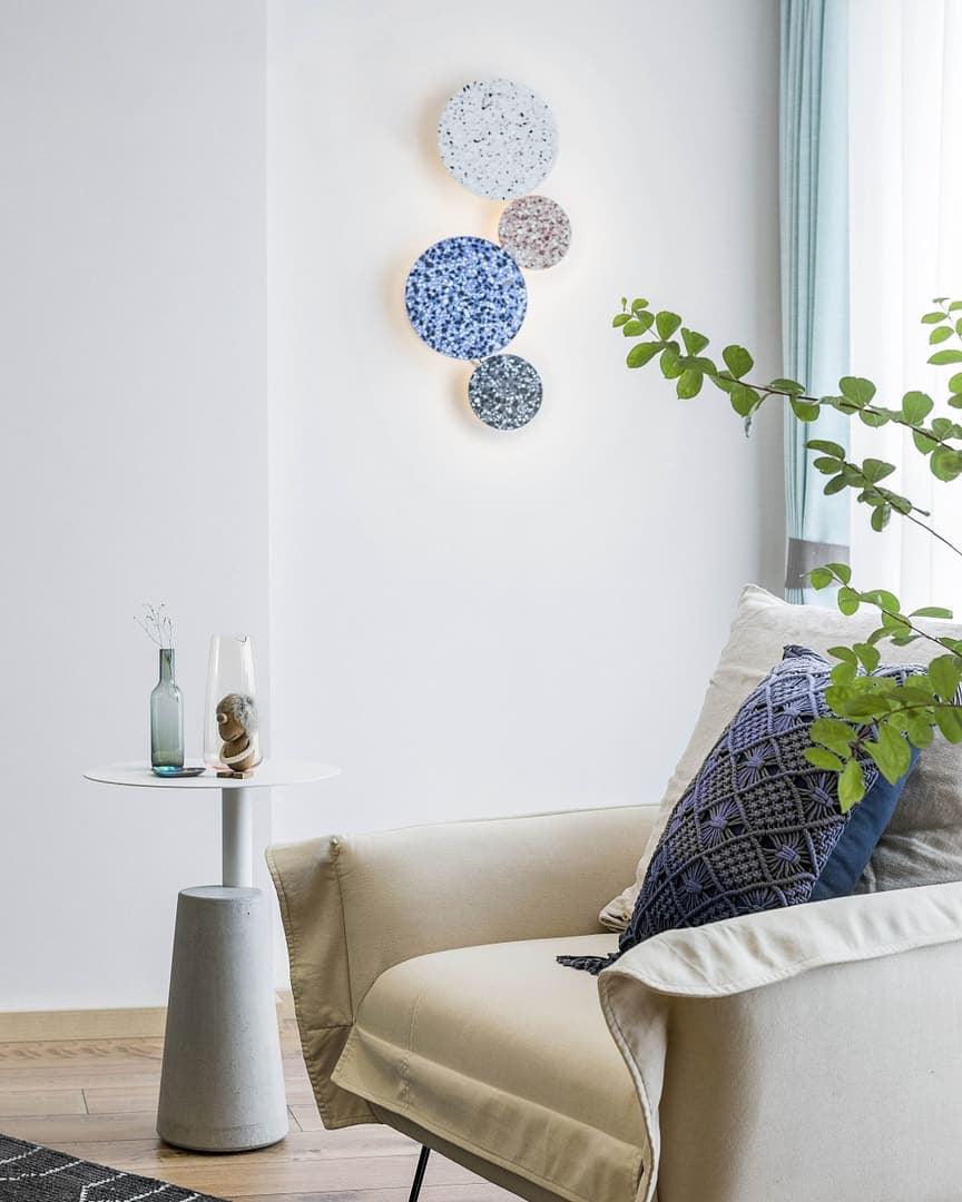 Simple White Wall Mount Lamp