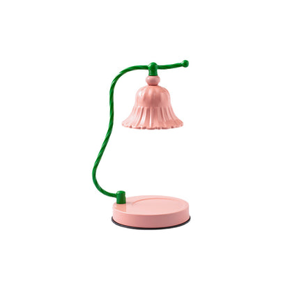 Pretty Pink Glass Desk Lamp