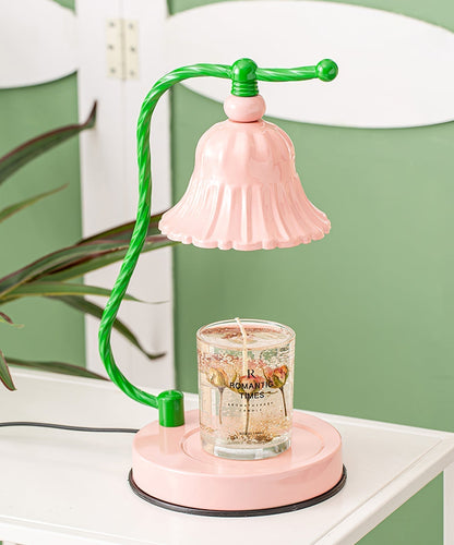 Pretty Pink Glass Desk Lamp