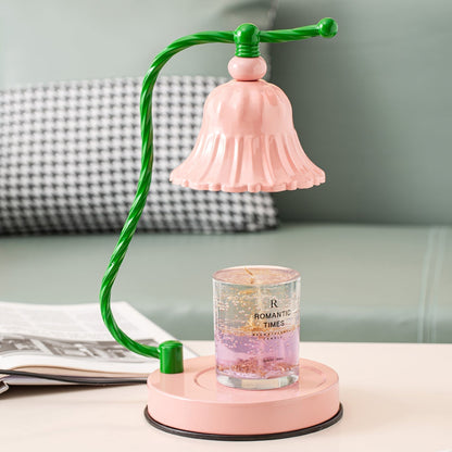 Pretty Pink Glass Desk Lamp