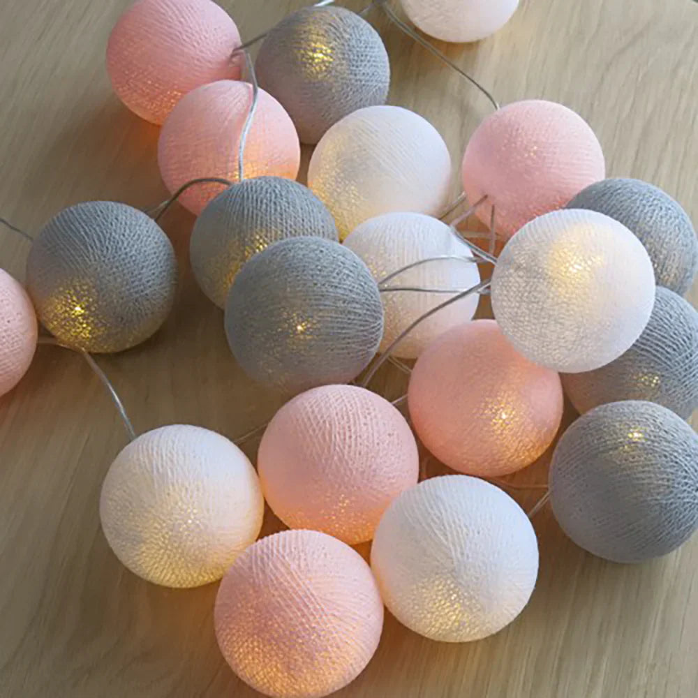 Fluffy White Decorative String