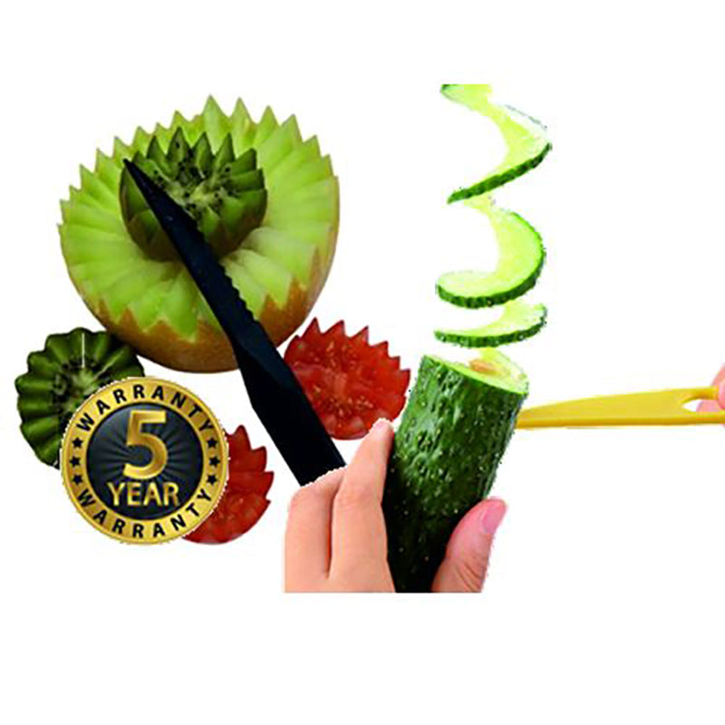 Piranha Spiral Cutter &Sharp Peeler Combo