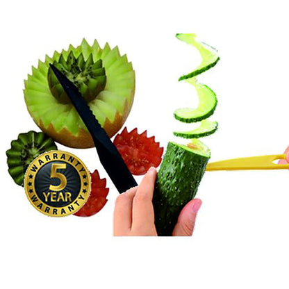Piranha Spiral Cutter &Sharp Peeler Combo