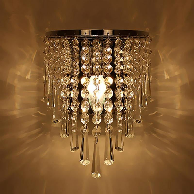 Luxury Glass Drop Crystal Wall Lamps - Cofik