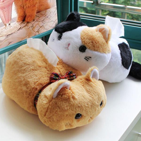 Soft Kitty Tissue Box Holder