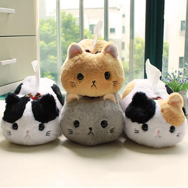 Soft Kitty Tissue Box Holder
