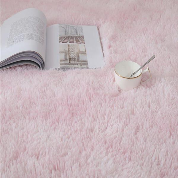 Soft Vibrant Multicolor Shag Rug