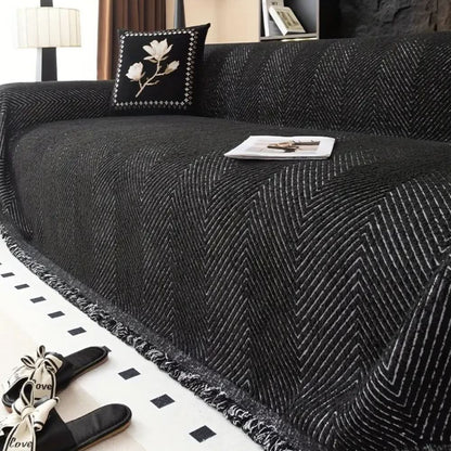 Waterproof Herringbone Furniture Protector Slip Resistant Sofa Cover