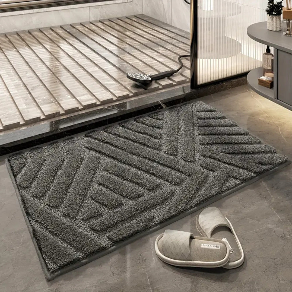Luxury Soft Bathroom Mat – Absorbent Non-Slip Rug